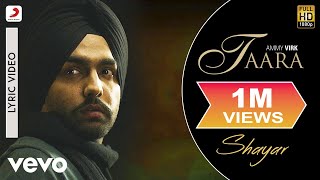 Ammy Virk  Taara  Lyric Video [upl. by Ecinom727]