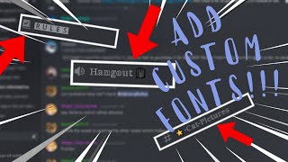 How to add custom fonts to your discord server NOT PATCHED [upl. by Seigel79]