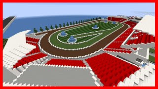 Custom Minecraft Horse Racing Track Cinematic  TheCraftCrusader [upl. by Theodor]