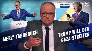 Merkel schießt gegen Merz  KIApp aus China  Trumps GazaPläne  heuteshow vom 07022025 [upl. by Ferriter]