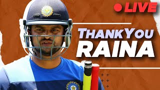 Celebrating SURESH RAINAs career  Cricket Aakash LIVE [upl. by Danielle]