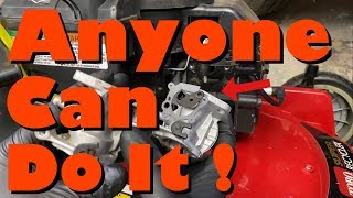 How To Replace Briggs And Stratton Carburetor 799866 [upl. by Zanahs]