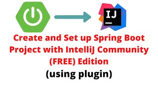 Create and Setup Spring Boot Project Directly in IntelliJ using Plugin  Community Free Edition [upl. by Niveb550]