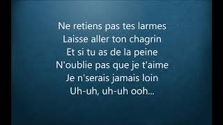 Amel Bent  Ne retiens pas tes larmes Paroles [upl. by Nelrsa773]