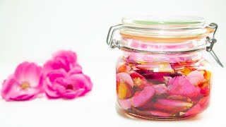 ACEITE DE ROSAS Oleato de rosas How to make ROSE OIL [upl. by Faucher610]