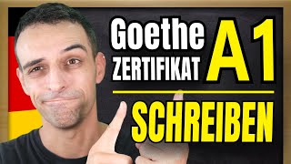 Goethe Zertifikat A1 SCHREIBEN  How to pass the written part  German A1 Goethe Exam [upl. by Carlota]