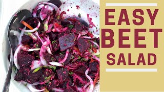 Easy Beet Salad  Brain amp Immune Boosting Recipe [upl. by Akeemat]