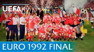 Denmark v Germany UEFA EURO 92 final highlights [upl. by Arnie]