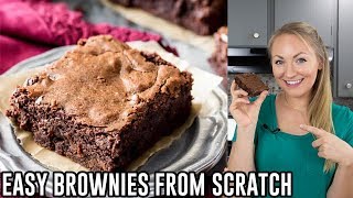 How to Make Easy Brownies from Scratch [upl. by Absalom]