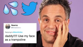 Mark Ruffalo Reads Hilarious Thirst Tweets [upl. by Odin]