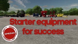 Farming Simulator 22 Beginners guide to equipment [upl. by Ibloc]