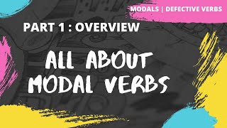 All about Modal Verbs  Defective Verbs  Auxiliary Verbs  Examples  Exercise [upl. by Cristobal]