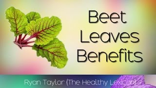 Beet Leaves Benefits amp Uses [upl. by Hanad]