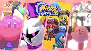 Kirby Star Allies for Nintendo Switch ᴴᴰ Full 100 Playthrough Includes 40 DLC [upl. by Nyrhtakyram]