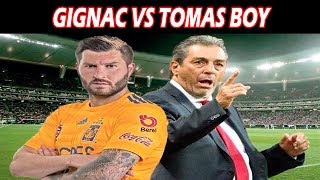 Tomas Boy le responde a Gignac tras la Br0nca durante el Chivas vs Tigres [upl. by Mendez]