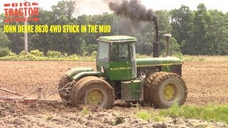 Stuck in the Mud John Deere 8630 4wd Tractor [upl. by Lyndsey216]