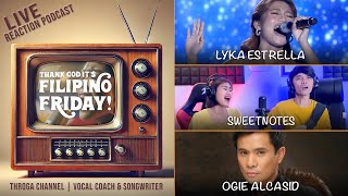 E028 FILIPINO SINGERS Lyka Estrella Sweetnotes amp Ogie Alcasid  Plus Morissettes O Holy Night [upl. by Tri864]