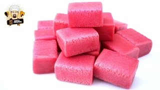 HOW TO MAKE HOMEMADE BUBBLE GUM  EASY RECIPE [upl. by Boycie428]