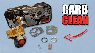 How to Clean a Plastic Briggs amp Stratton Carburetor [upl. by Itnaihc]