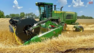 New JOHN DEERE W200M Windrower [upl. by Bills]