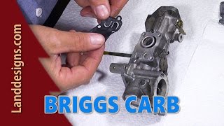 BRIGGS CARB REBUILD [upl. by Accebber]