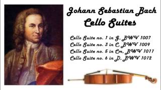 Johann Sebastian Bach  Cello suites in 432 Hz great for reading or studying [upl. by Ddarb]