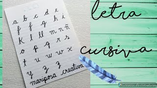 CÓMO ESCRIBIR EN LETRA CURSIVA [upl. by Aenit552]