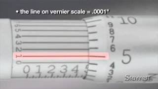 How to Read an Inch Micrometer by Starrett [upl. by Eannaj]