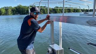 First Time Boat Lift Setup Tips New Lift Or New Boat Here’s Some Techniques to DIY Max Lift Shown [upl. by Accem380]