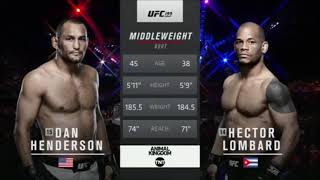 Dan Henderson vs Hector Lombard [upl. by Tserrof]