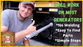 How To Make A Generator Exhaust Extension Kit [upl. by Assilim]