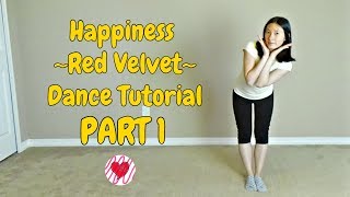 Happiness Red Velvet Mirrored Dance Tutorial Part 1 [upl. by Wurst]