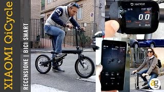 RECENSIONE Bici SMART Xiaomi QiCycle elettrica [upl. by Sivatnod]