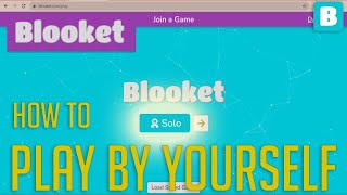 Blooket How To Play By YOURSELFWithout A HOST  Step By Step Tutorial [upl. by Delphina483]