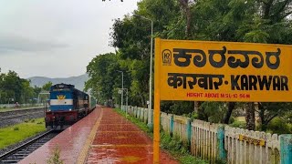 Karwar Karnataka Railway Station view [upl. by Torrance711]