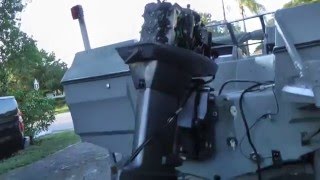 How To Remove A Outboard Motor From A Boat [upl. by Eckhardt]