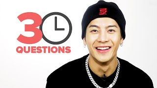 30 Questions In 3 Minutes With Jackson Wang [upl. by Tiernan]