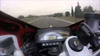 Vtr 1000 Sp1 OnBoard Max Speed Rs [upl. by Licko]