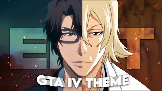 Aizen x Urahara  GTA IV Theme Edit [upl. by Anicul462]