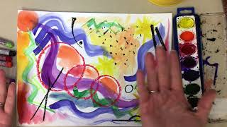 Kandinsky Art Activity Painting Music [upl. by Yasui]